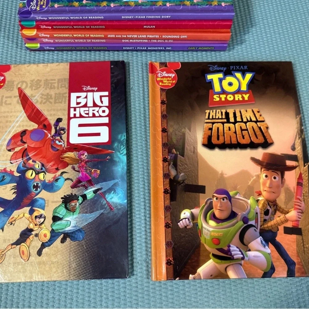 NEW Disney's Wonderful World Of Reading Collection Hardcover LOT 2011-2019 Pixar